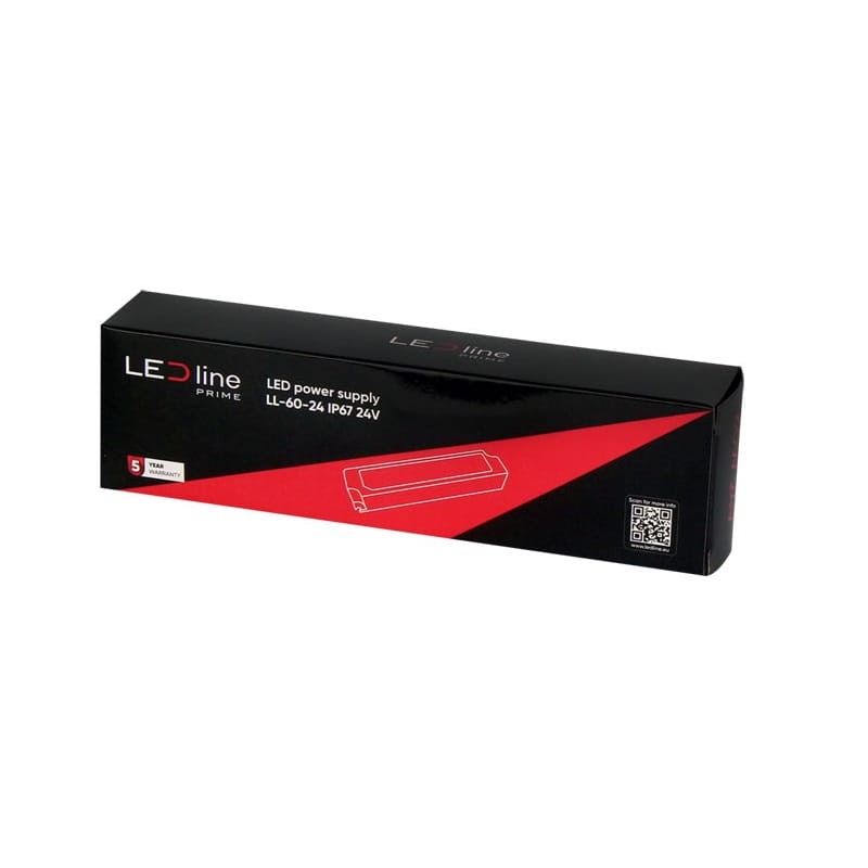 Zasilacz LEDline PRIME 60-24 IP67 24V 60W hermetyczny PRO opakowanie
