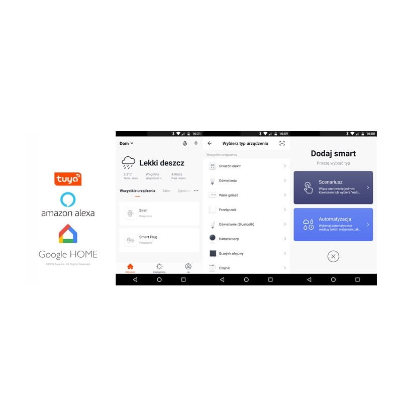 Przekaźnik Dopuszkowy 1 kanał ZigBee TUYA LN ZRS1LN