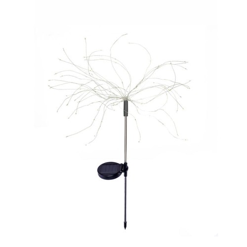 Lampa ogrodowa solarna wbijana 95cm fajerwerki drzewko SUNARI FLS-90 biała ciepła