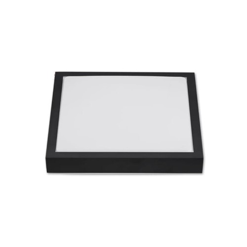 Plafon LED Solen 18W 230V IP44 biały neutralny kwadrat czarny