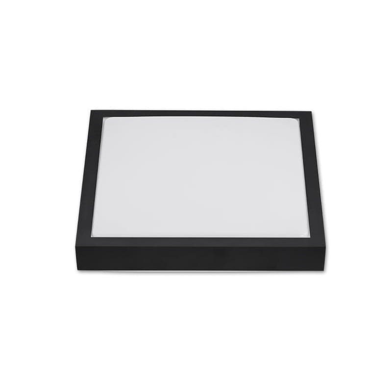 Plafon LED Solen 24W 230V IP44 4000K kwadrat czarny