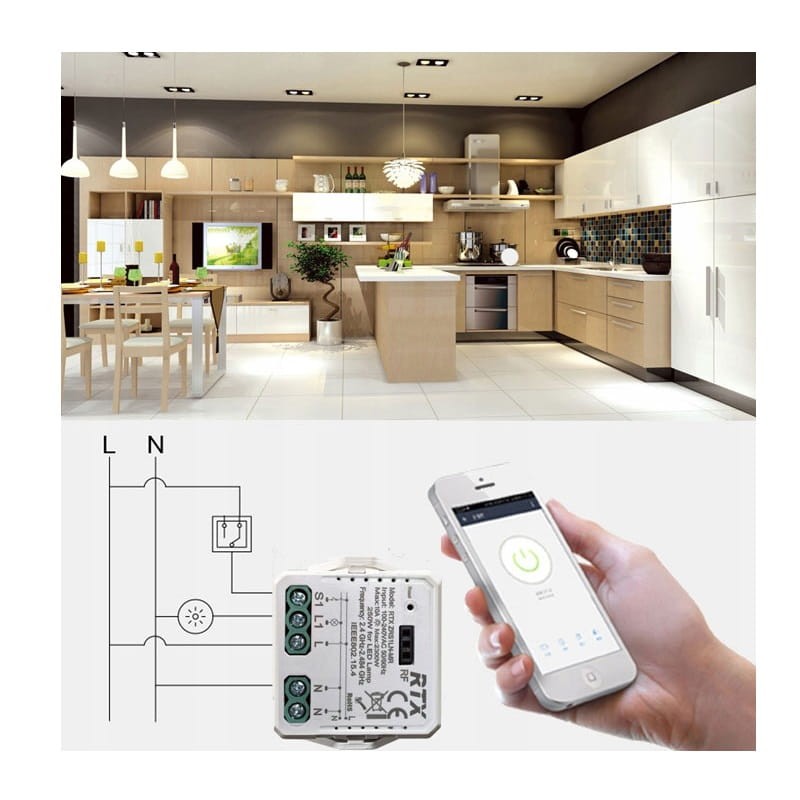 Przekaźnik Dopuszkowy 1 kanał ZigBee