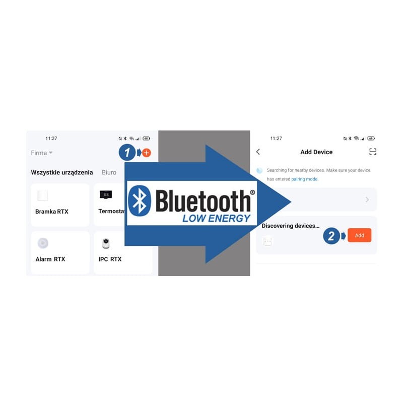 Przekaźnik Dopuszkowy 1 kanał ZigBee TUYA LN + RF bluetooth