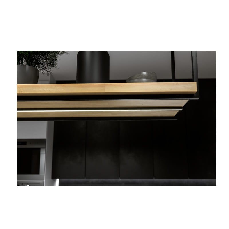 PROFIL nawierzchniowy czarny anodowany typ DUAL - 2 metry zdjęcie poglądowe