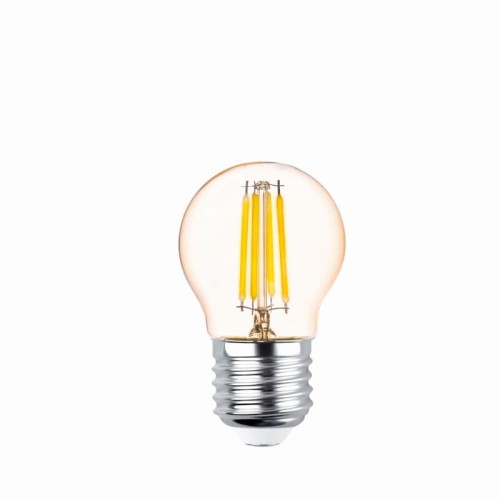 Żarówka LED E27 4W Filament G45 2200K złota
