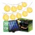 Łańcuch świetlny, girlanda ogrodowa solarna 20xLED ozdobne lampiony 3000K 7,59m RISA