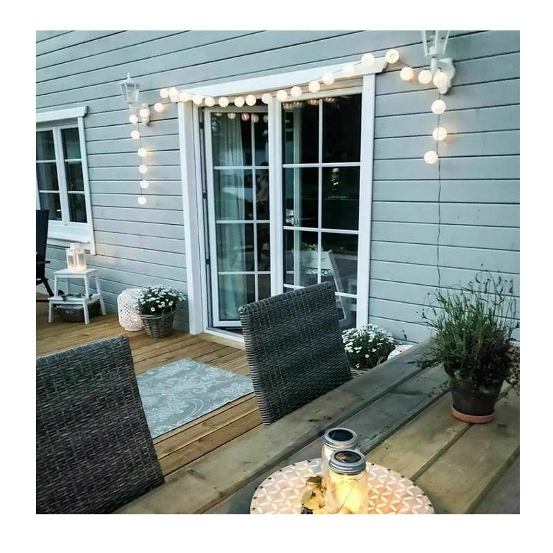 girlanda ogrodowa solarna ciepła ozdobne lampiony