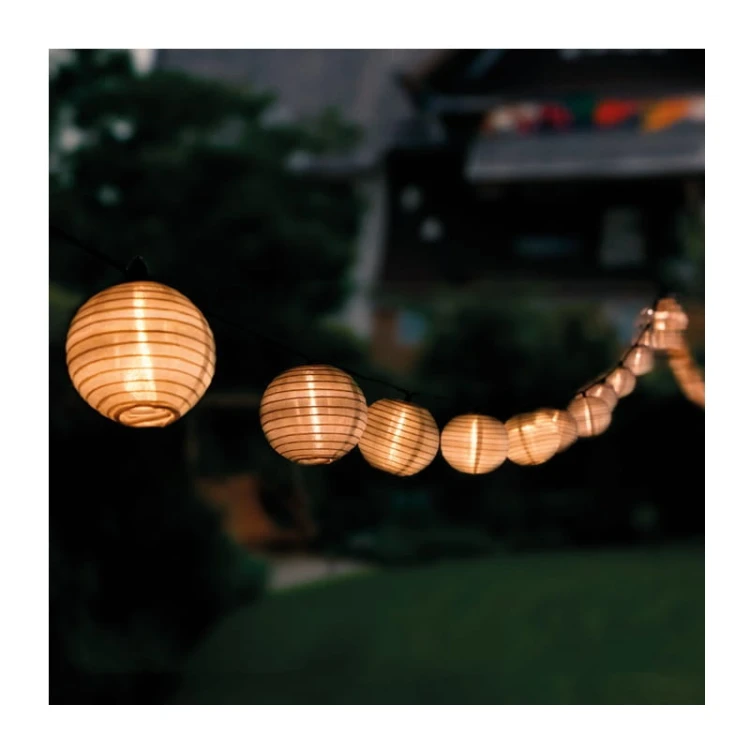 girlanda ogrodowa ciepła lampiony 20xled
