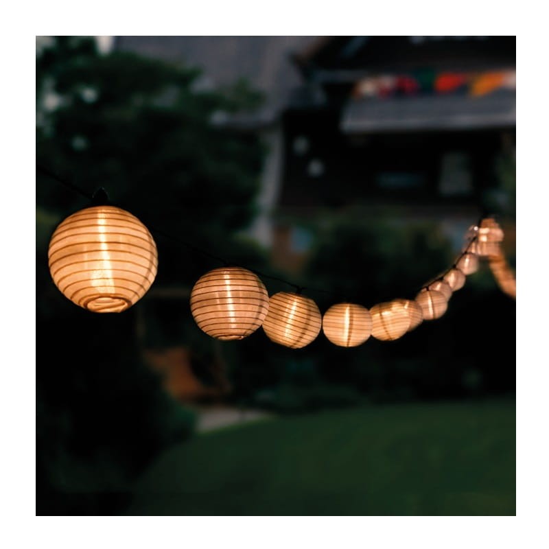 girlanda ogrodowa ciepła lampiony 20xled