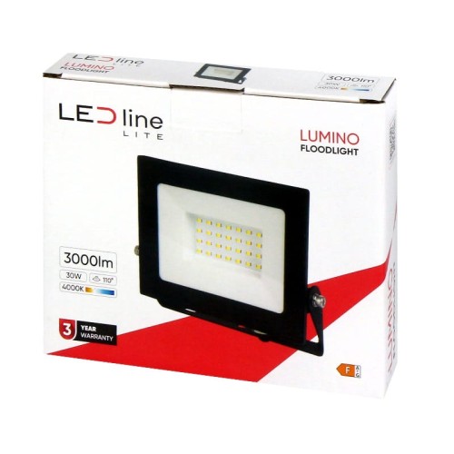 Naświetlacz LED LEDline Lite 30W 4000K biała dzienna LUMINO opakowanie