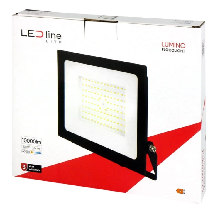 Naświetlacz LED LEDline Lite 100W 4000K biała dzienna LUMINO opakowanie