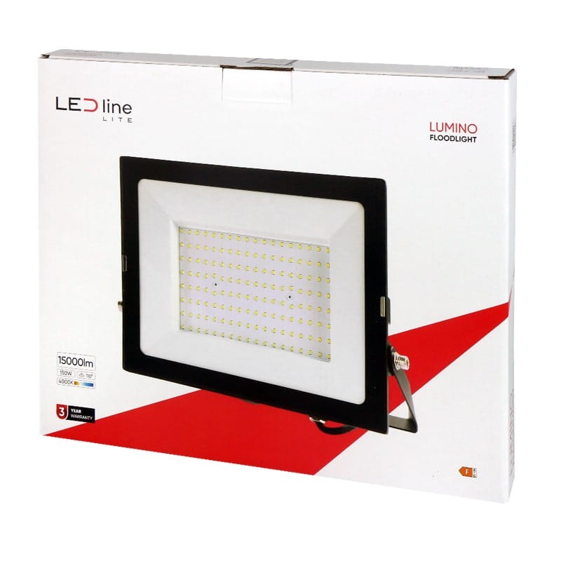 Naświetlacz LED LEDline Lite 150W 4000K biała dzienna LUMINO  opakowanie