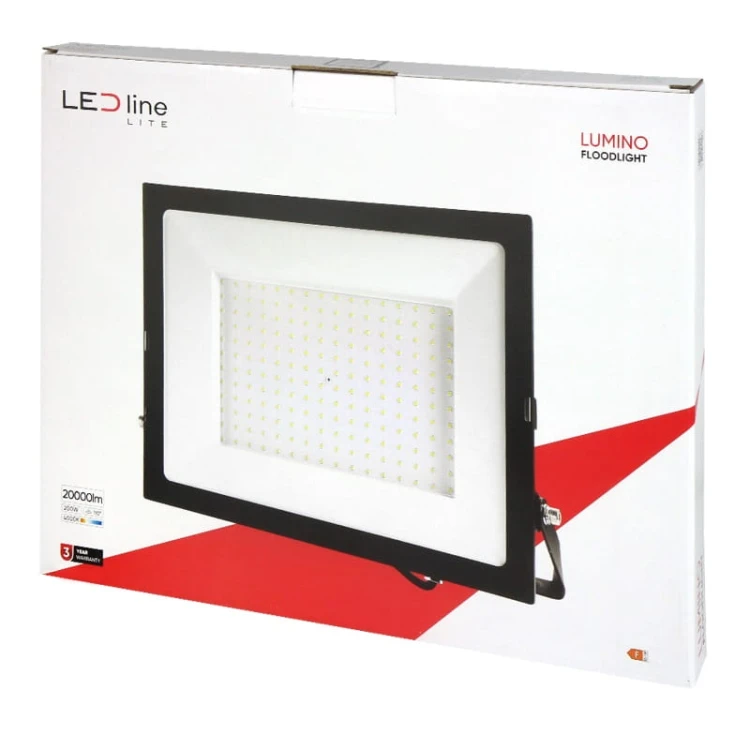 Naświetlacz LED LEDline Lite 200W 4000K biała dzienna LUMINO opakowanie