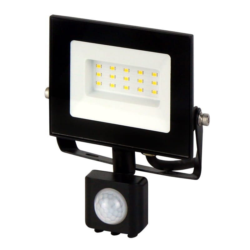 Naświetlacz LED LEDline Lite 10W 4000K biała dzienna LUMINO z czujnikiem ruchu