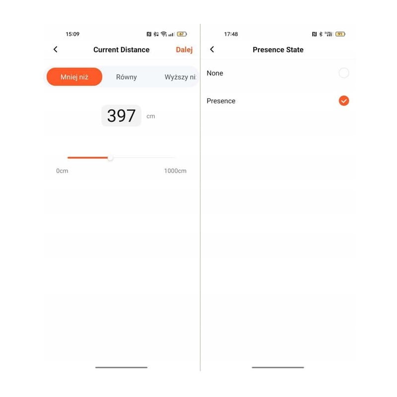 Czujnik obecności mikrofalowy ZPS1 ZigBee