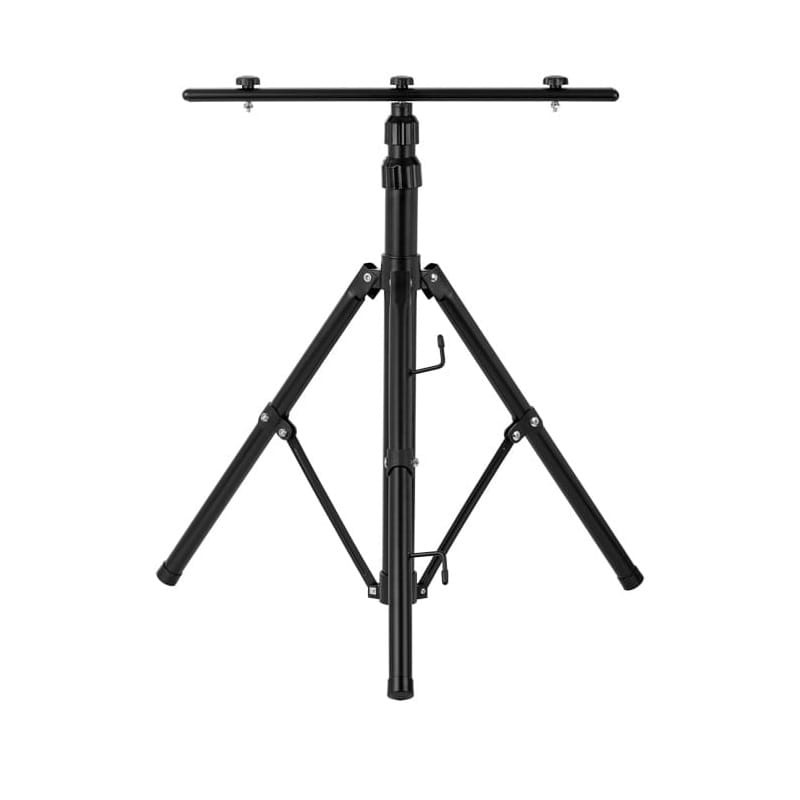 Statyw do halogenów, naświetlaczy LED podwójny 150 cm czarny