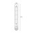 Żarówka LED E27 8W Filament T30 Tuba 360° 3000K biała ciepła wymiary