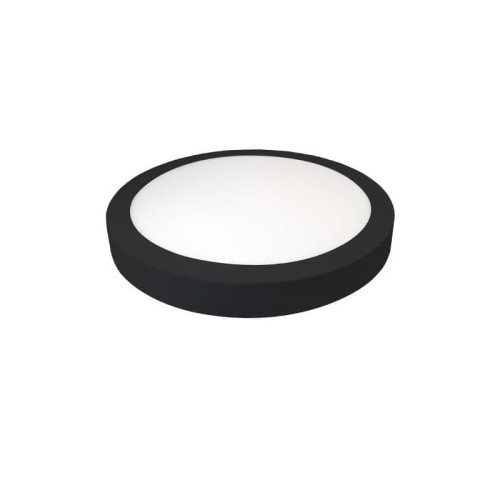 Panel LED PROMA 18W natynkowy okrągły czarny neutralny 4000K