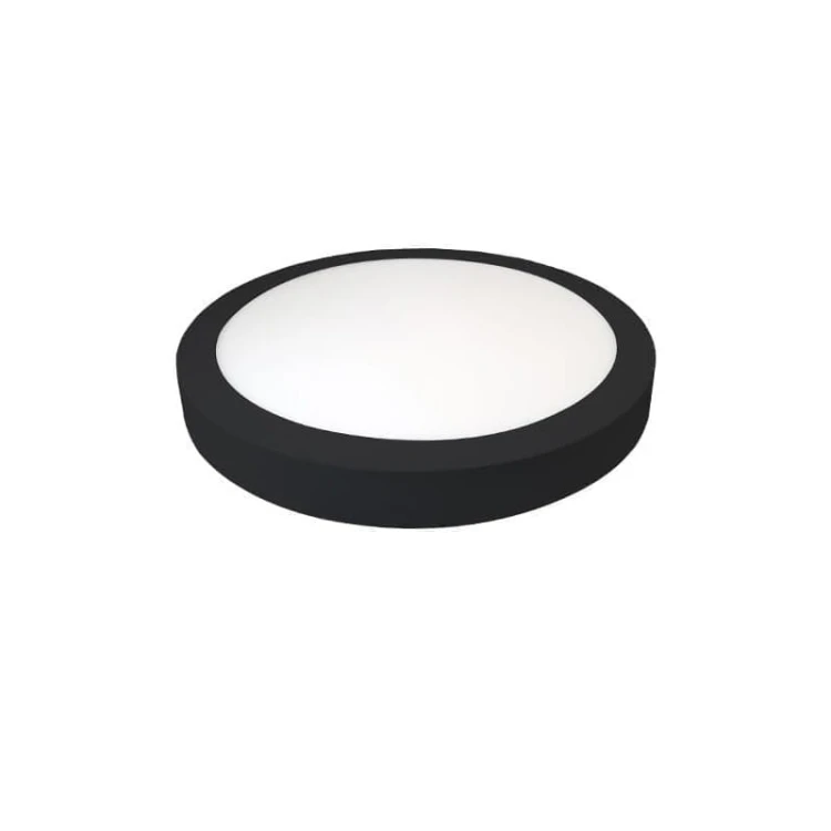 Panel LED PROMA 18W natynkowy okrągły czarny neutralny 4000K