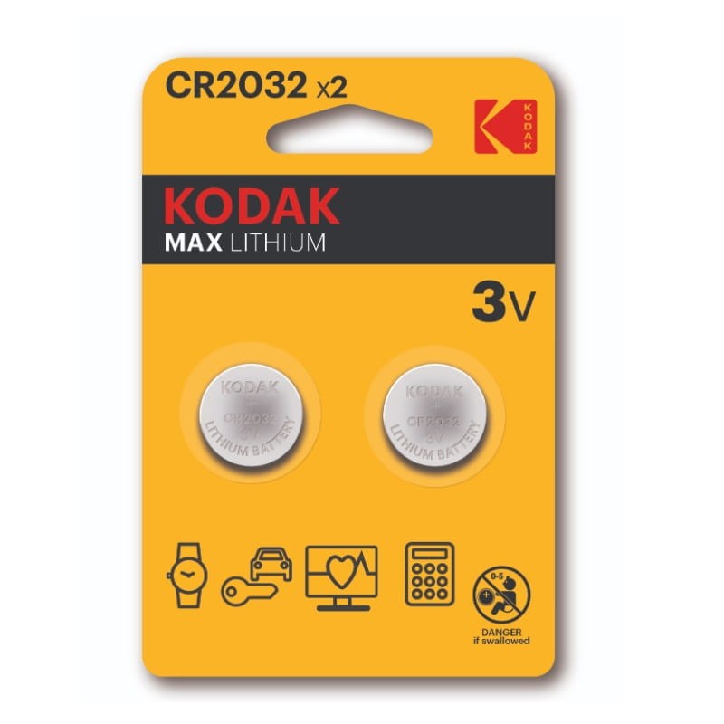 Bateria KODAK MAX 3V CR2032 DL2032 litowa - 2szt. blister