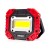 Lampa robocza, naświetlacz przenośny LED biały zimny z akumulatorem + USB