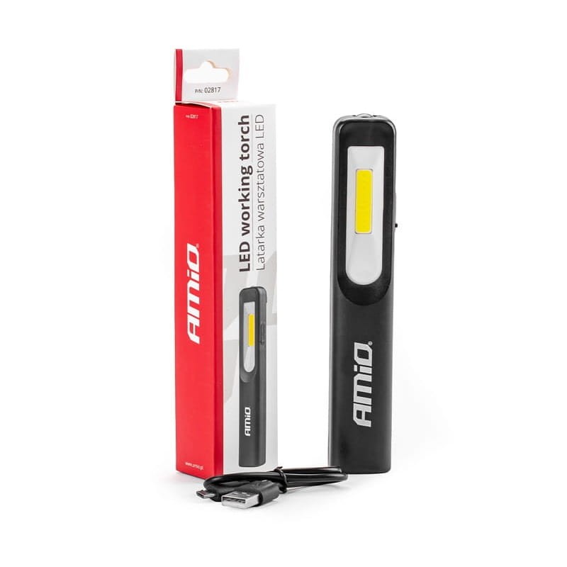 Latarka inspekcyjna, warsztatowa WT07 z opakowaniem