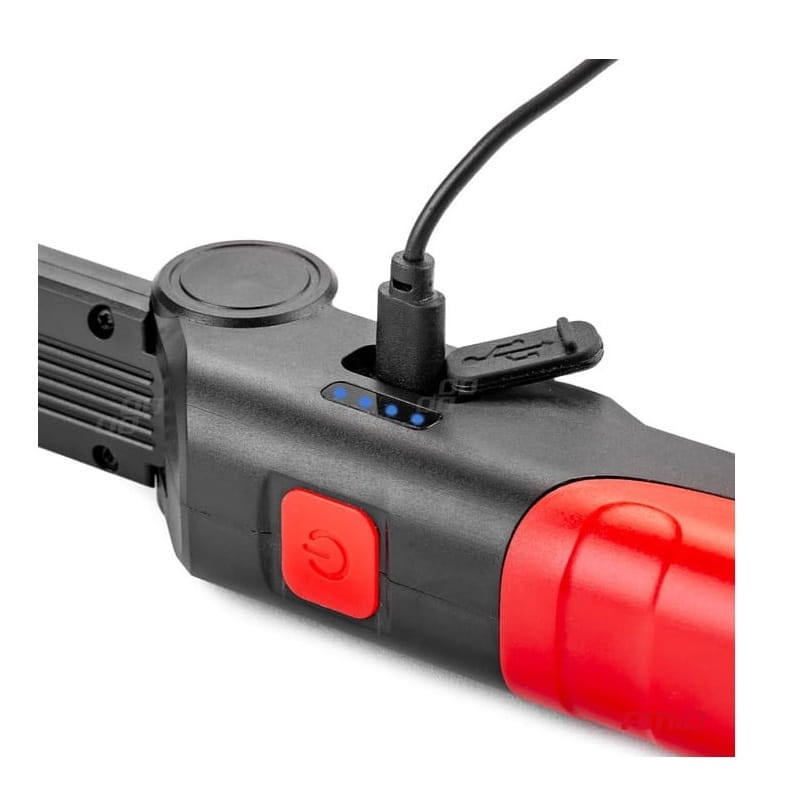 Latarka inspekcyjna, warsztatowa ze stacją dokującą WT12 z USB