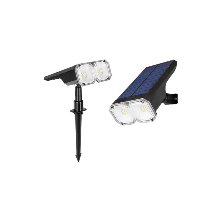Lampa ogrodowa solarna wbijana 2700K-6500K DUO