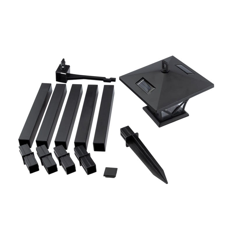 Lampa ogrodowa solarna wbijana 3000K RIBES 150cm zestaw