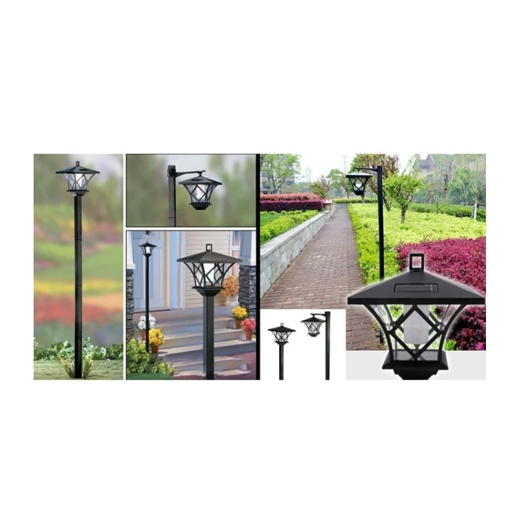 Lampa ogrodowa solarna wbijana 3000K RIBES 150cm oświetlenie ścieżek