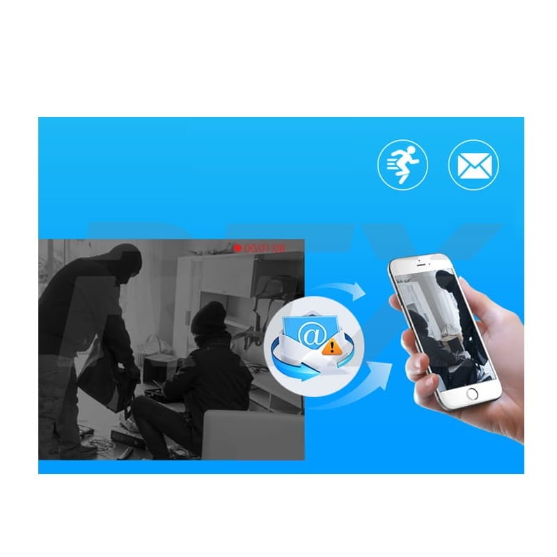 Tuya Inteligentna zewnętrzna kamera obrotowa IP Wi-Fi