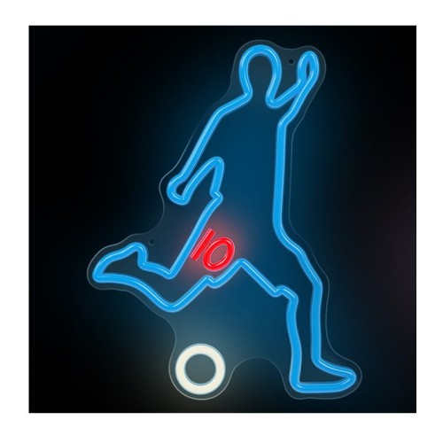 Neon dekoracyjny LED PIŁKARZ PLEXI MULTIKOLOR + USB FPNE31