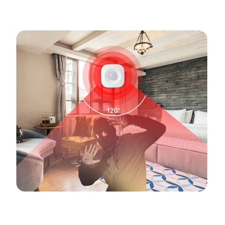 Czujnik detektor ruchu obecności PIR ZigBee WiFi TUYA Smart do domu