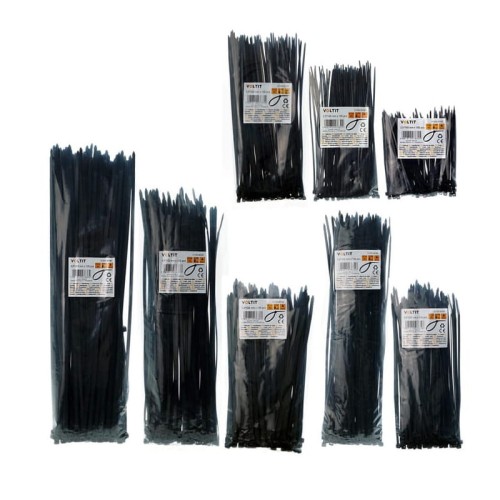 Opaska kablowa trytytka 2,5x100 nylon 66 czarna - 100 szt. różne rodzaje