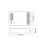 Sterownik LED WiFi 5in1 RGB+CCT uniwersalny 30A - HR5 wymiary sterownika