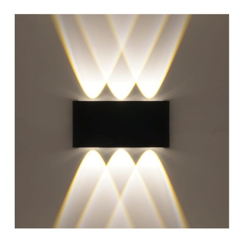 Kinkiet, lampa zewnętrzna PICTO 6x1W IP54 4000K - czarny