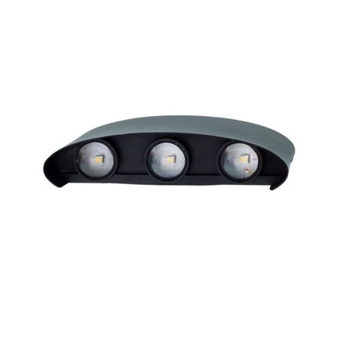 Kinkiet, lampa zewnętrzna PICTO 6x1W IP54 4000K dzienny - czarny