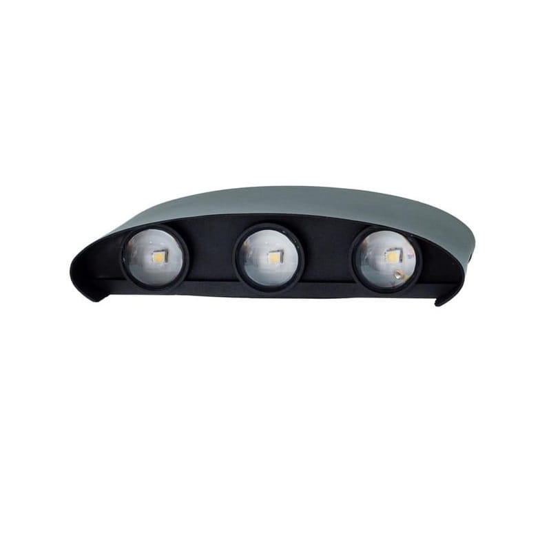 Kinkiet, lampa zewnętrzna PICTO 6x1W IP54 4000K dzienny - czarny