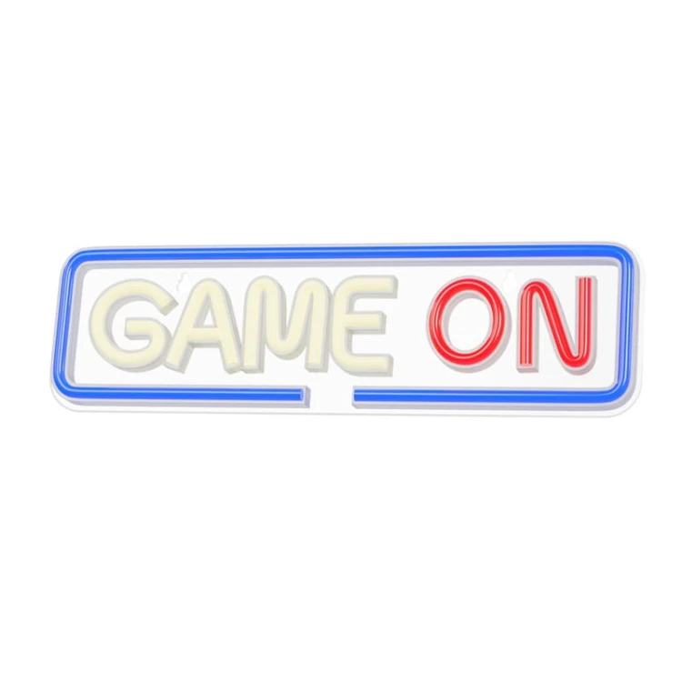 Neon dekoracyjny LED GAME ON PLEXI MULTIKOLOR + USB