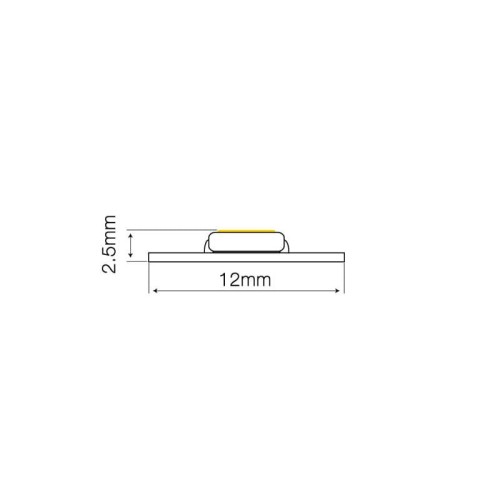 Taśma LED LEDline RGBW 300SMD5050 IP20 biała neutralna niewodoodporna - 5m. wymiary