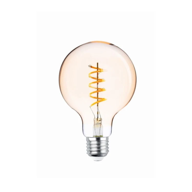 Żarówka LED E27 4W Filament G95 2000K złota