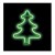 Neon dekoracyjny LED CHRISTMAS CHOINKA zielona Bat + USB FLNE16 Forever Light