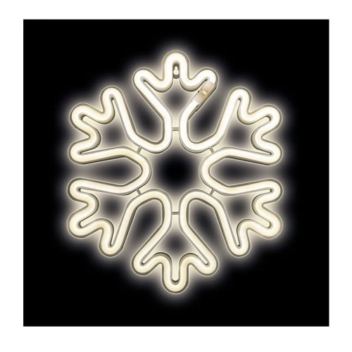 Neon dekoracyjny LED CHRISTMAS PŁATEK ŚNIEGU biały Bat + USB FLNE20 Forever Light