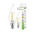 Żarówka LED E14 C35 7W płomyk Filament biała ciepła z opakowaniem