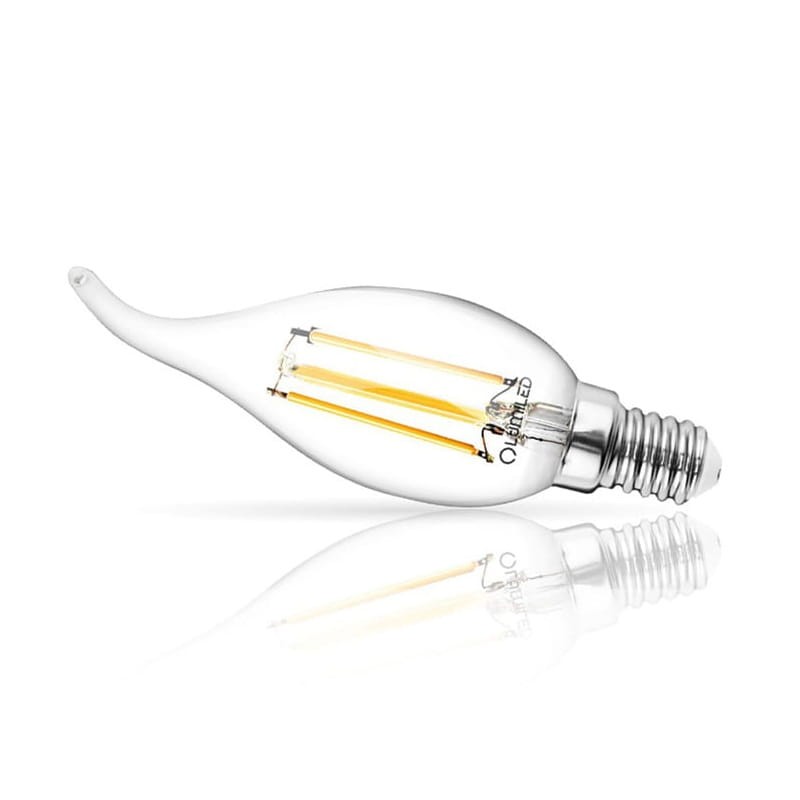 Żarówka LED E14 C35 7W płomyk Filament 4000K