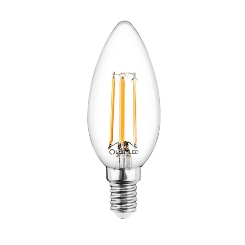 Żarówka LED E14 C35 7W świeczka Filament biała ciepła