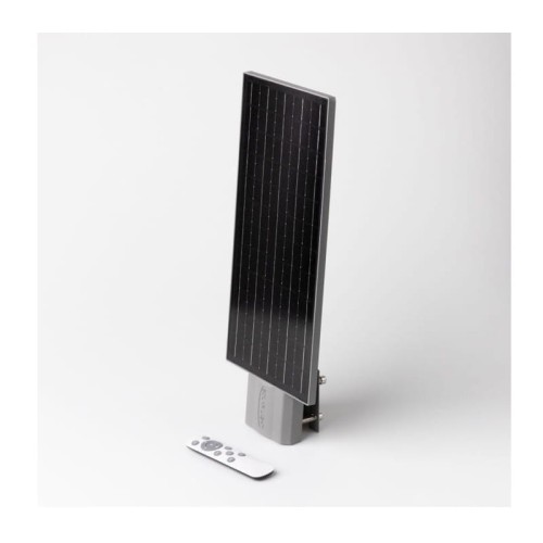 Naświetlacz oprawa uliczna LED SOLARNY 100W biały neutralny z czujnikiem ruchu i zmierzchu i pilotem