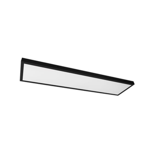 Panel LED nastropowy 60W 4800lm 4500K prostokąt czarny - biała neutralna