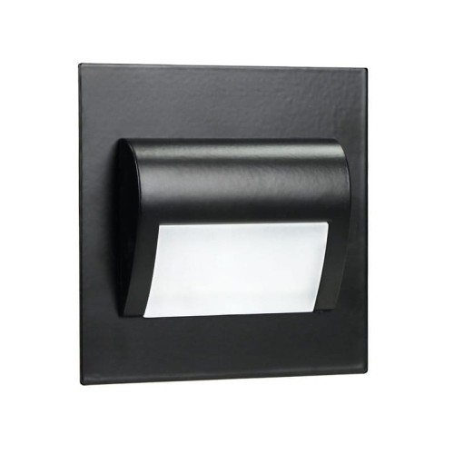 Oprawa schodowa LED 1,5W 12V DRACO biała neutralna - czarna