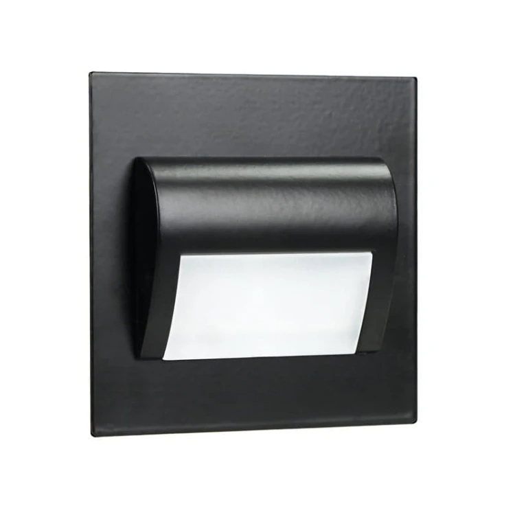 Oprawa schodowa LED 1,5W 12V DRACO biała neutralna - czarna